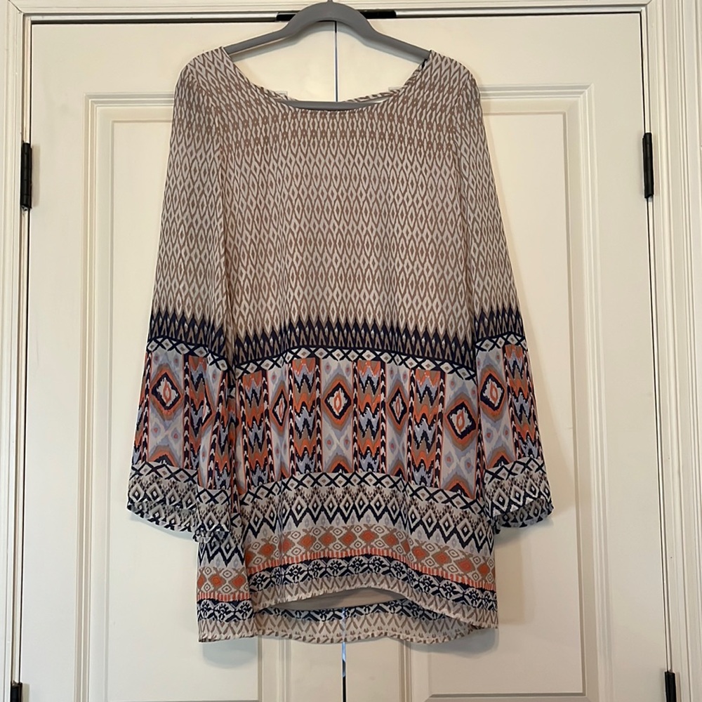 Long sleeve blu pepper dress